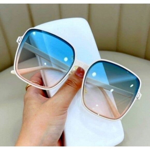 Vintage Oversized Unisex Sunglasses main image 4